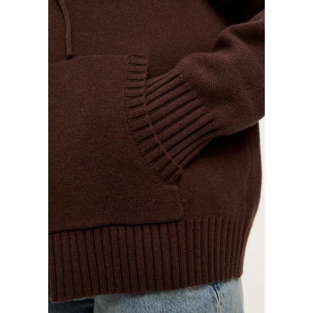 Cesare Gaspari Merino Hoodie Kostuum Penelope Bruin Brown Dames