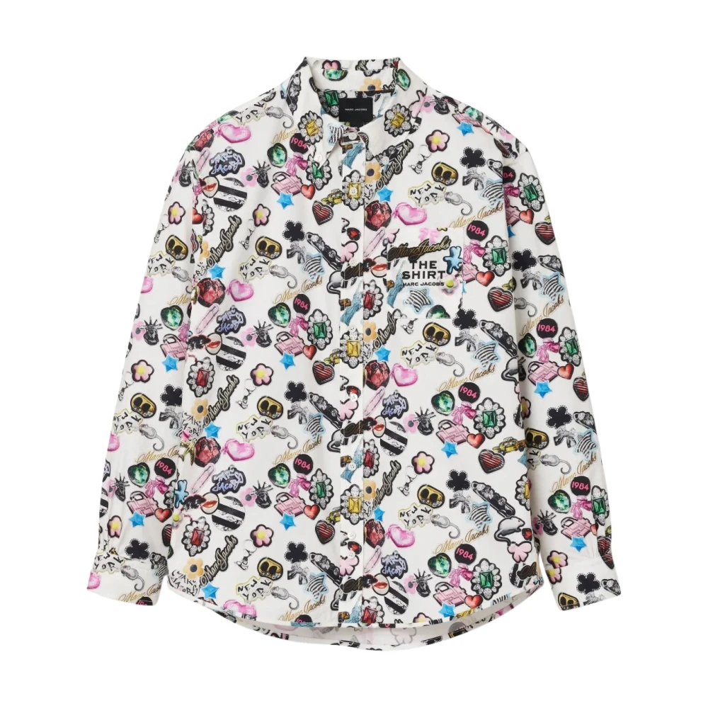 Marc Jacobs Sticker Print Shirt Multicolor Dames