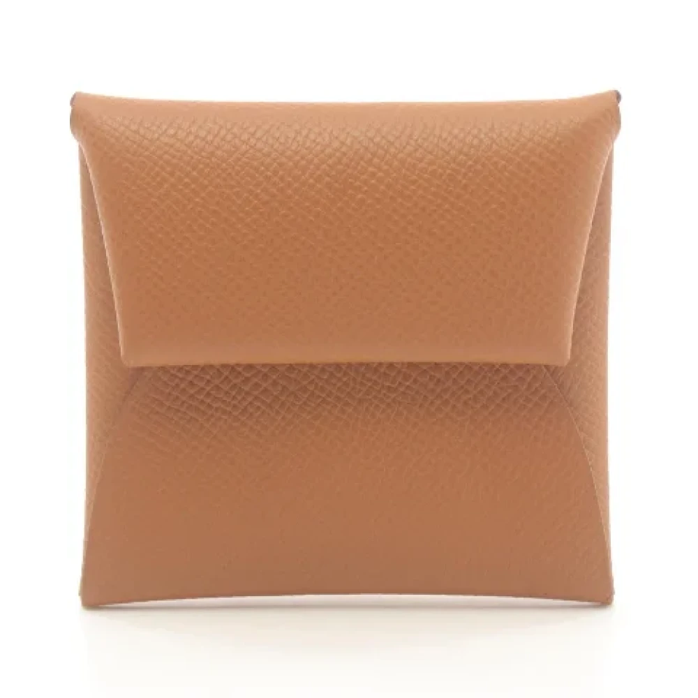 Hermès Vintage Pre-owned Leather wallets Brown Dames