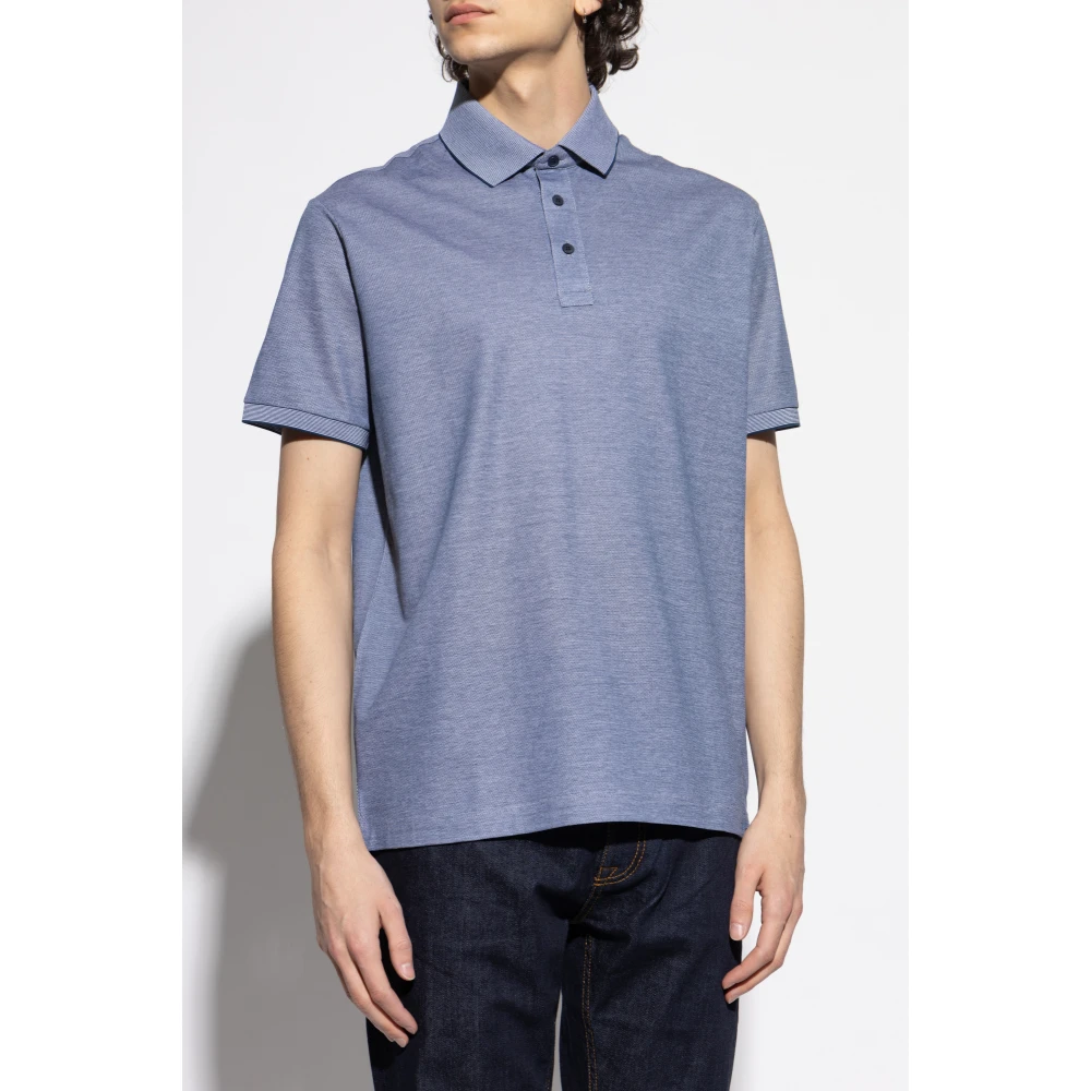 PAUL & SHARK Katoenen poloshirt Blue Heren