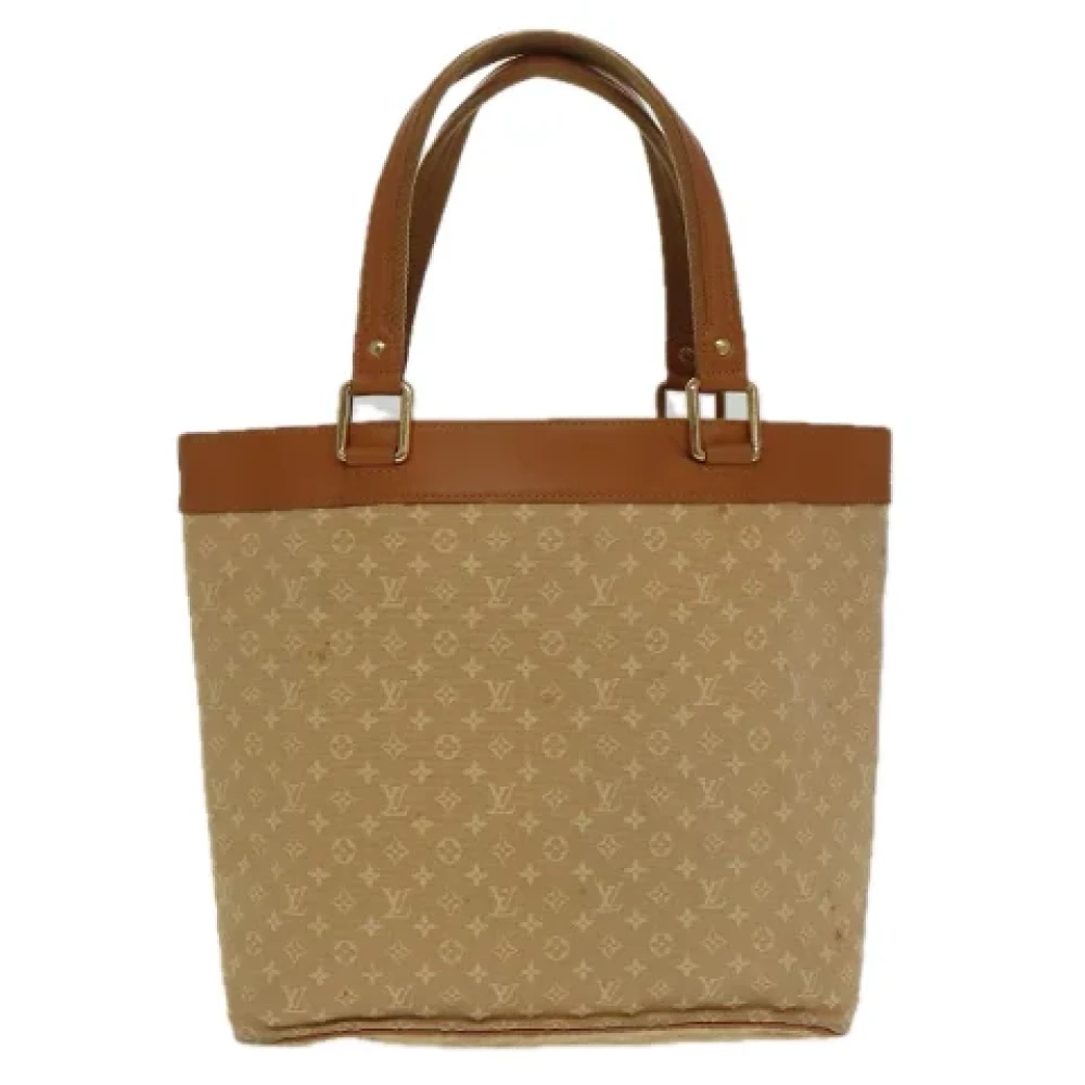 Louis Vuitton Vintage Pre-owned Canvas totes Beige Dames