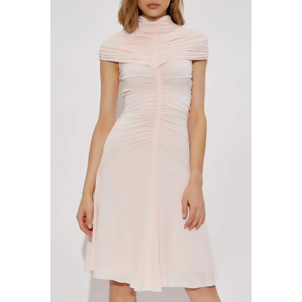 Alaïa Gedrapeerde Jurk Pink Dames
