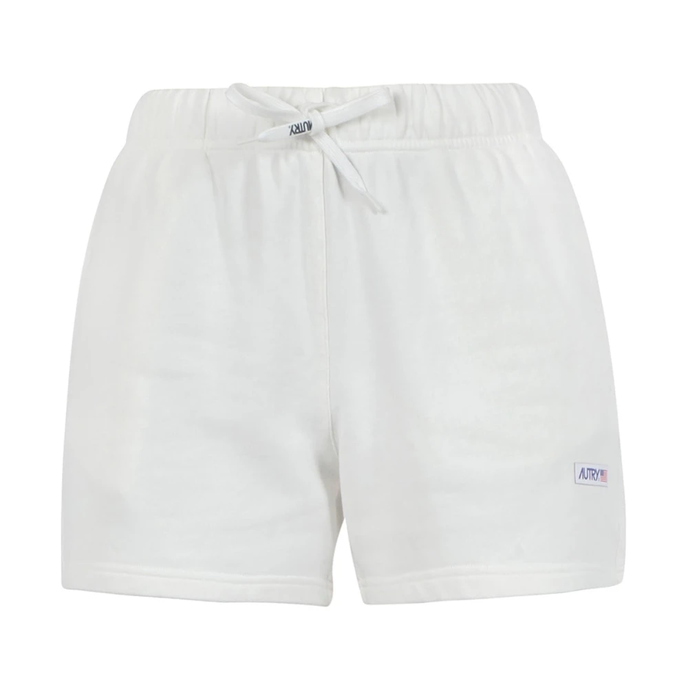 Autry 513W Shorts in Felpa White Dames