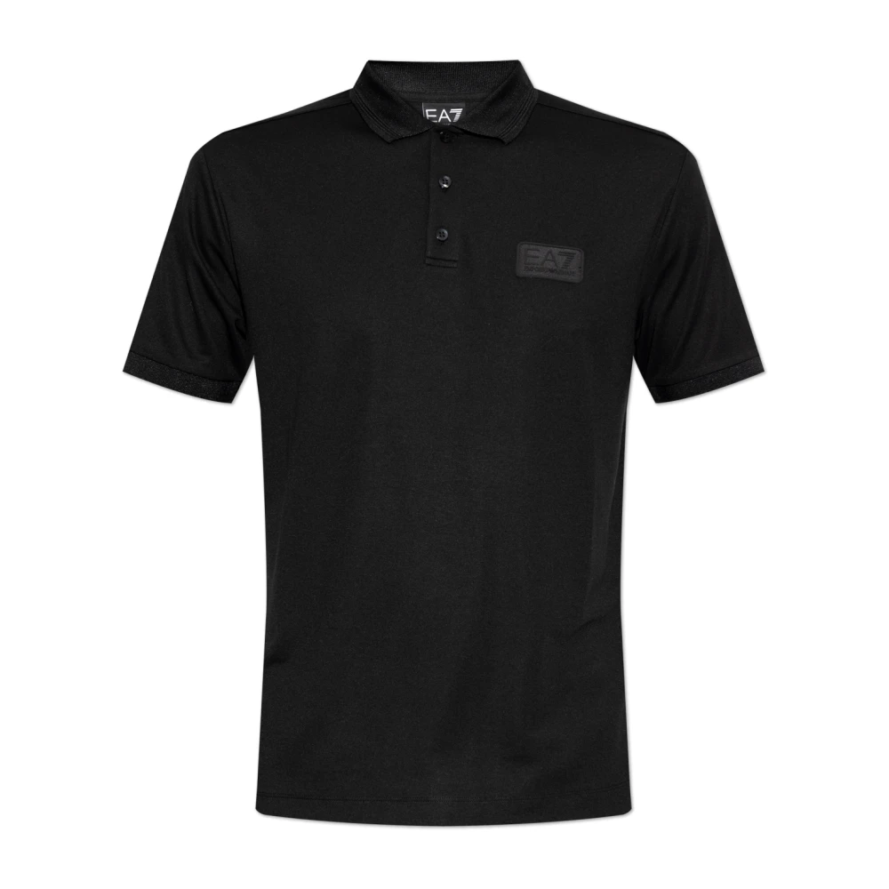 Emporio Armani Ea7 Hombre Negro Camisetas, Talla: M