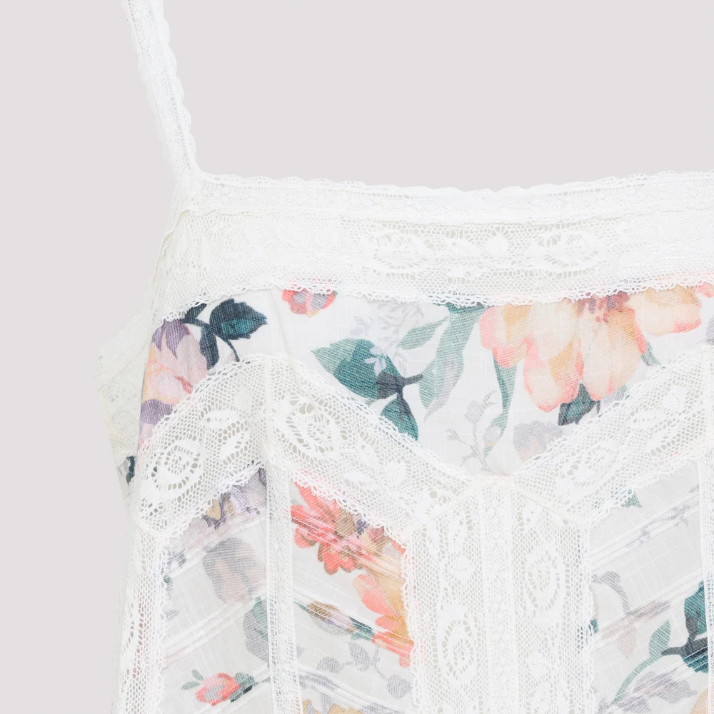 Zimmermann Bloemen Kant Mini Jurk Multicolor Dames