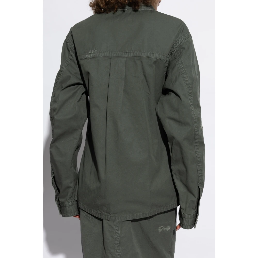 Dsquared2 Overhemd met zakken Green Dames