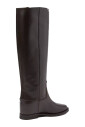 brown-leather-boots-with-gold-v-logo
