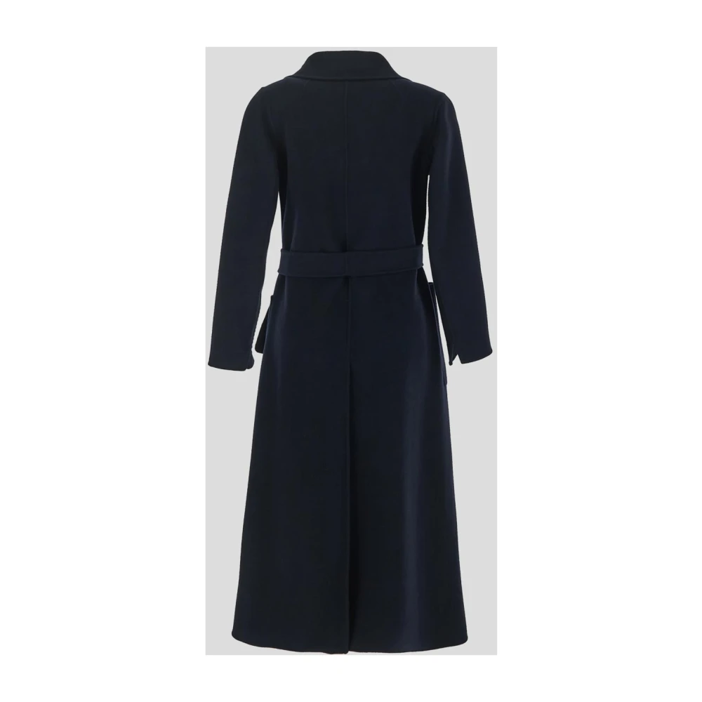 Max Mara Wollen Jas Paolore Black Dames