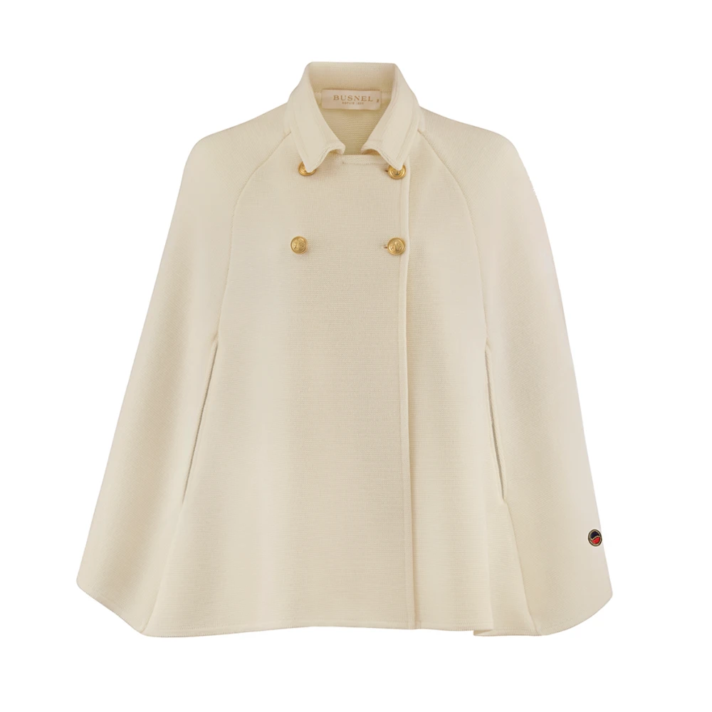 Busnel Klieke Dubbelrijige Off White Cape White Dames