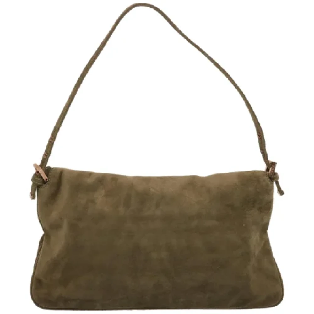 Fendi Vintage Pre-owned Suede shoulder-bags Brown Dames