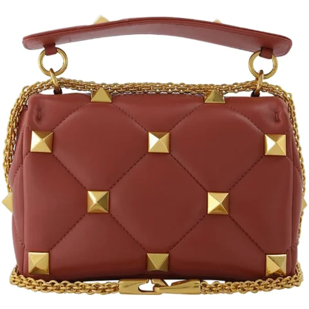 Valentino Leather shoulder-bags Brown Dames