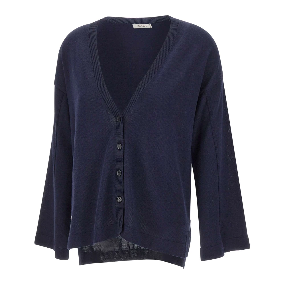 Kangra Blue Cardigans, Female, 2XL, Cotton Cardigan