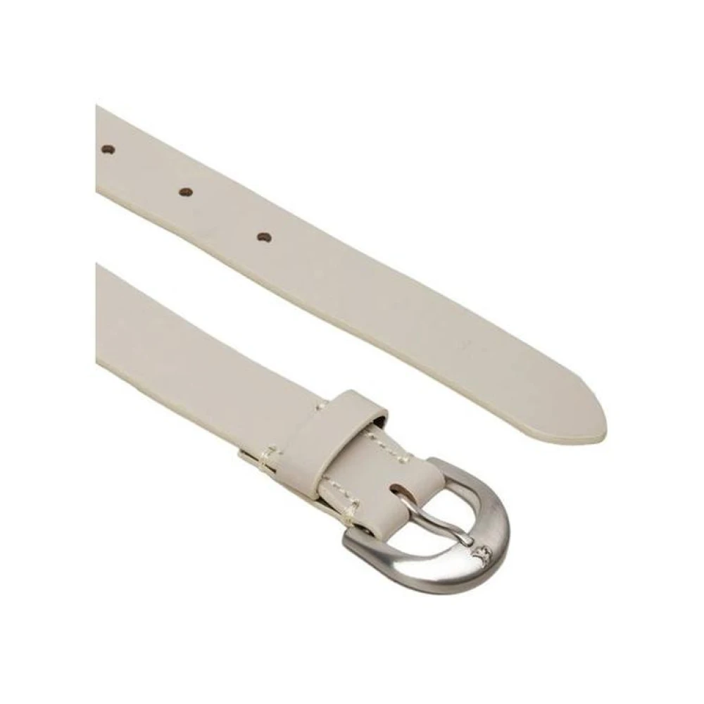 Calvin Klein Jeans Grijze leren riem in casual stijl Gray Dames