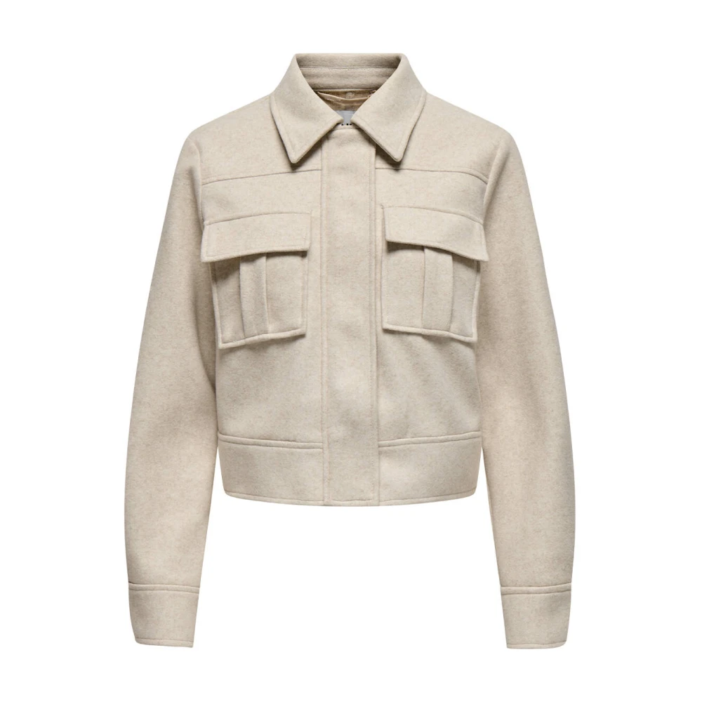 Only Cargo jack met korte levensstijl Beige Dames