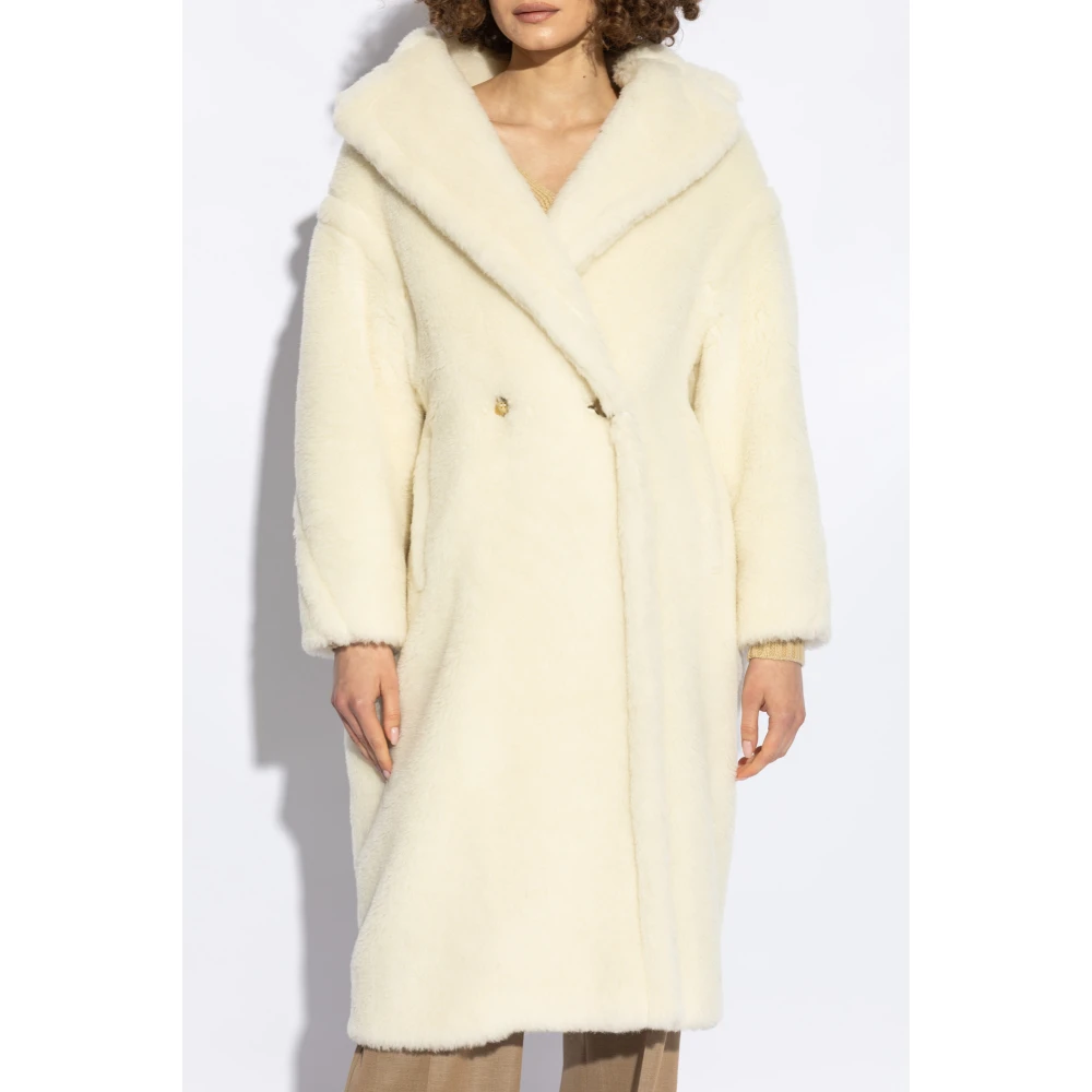 Max Mara Bontjas Tedgirl White Dames