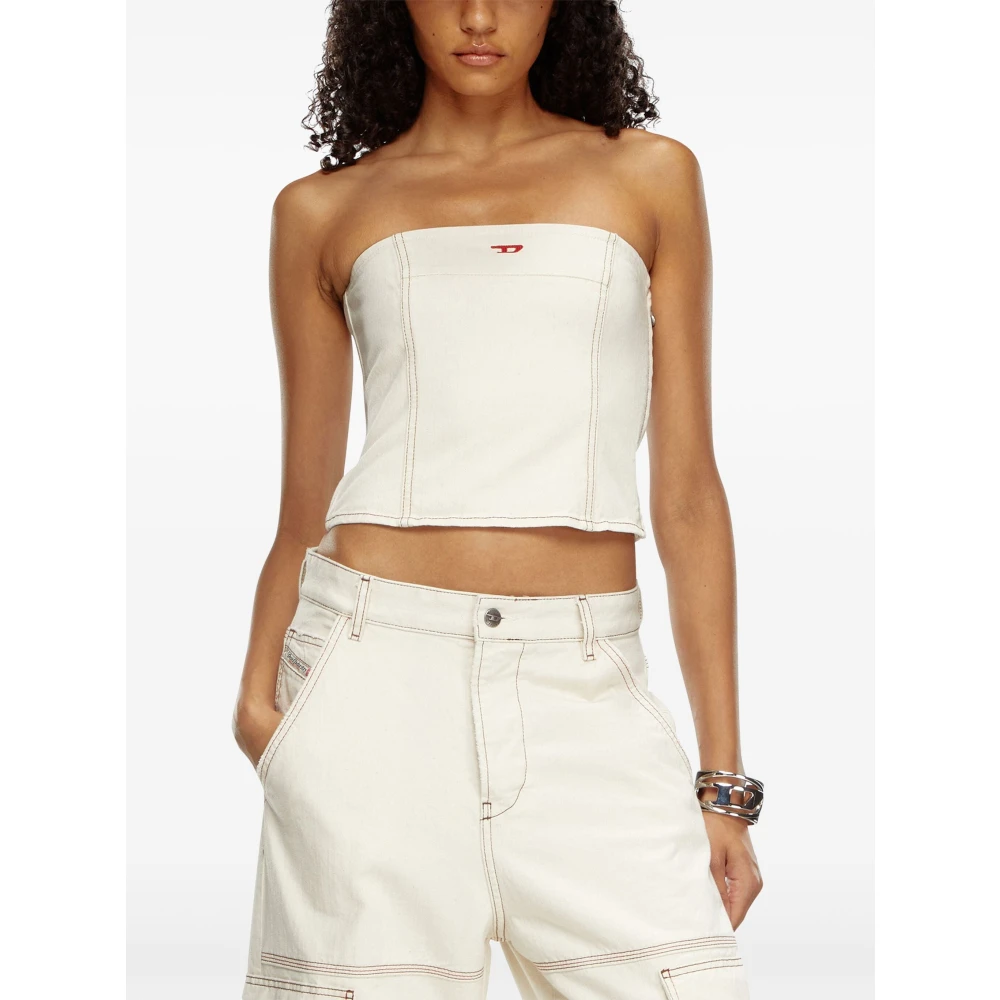 Diesel Stijlvol De Ville Top White Dames