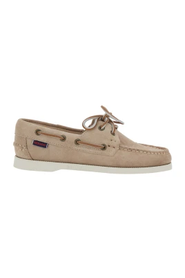 Beige Platta Skor för Kvinnor