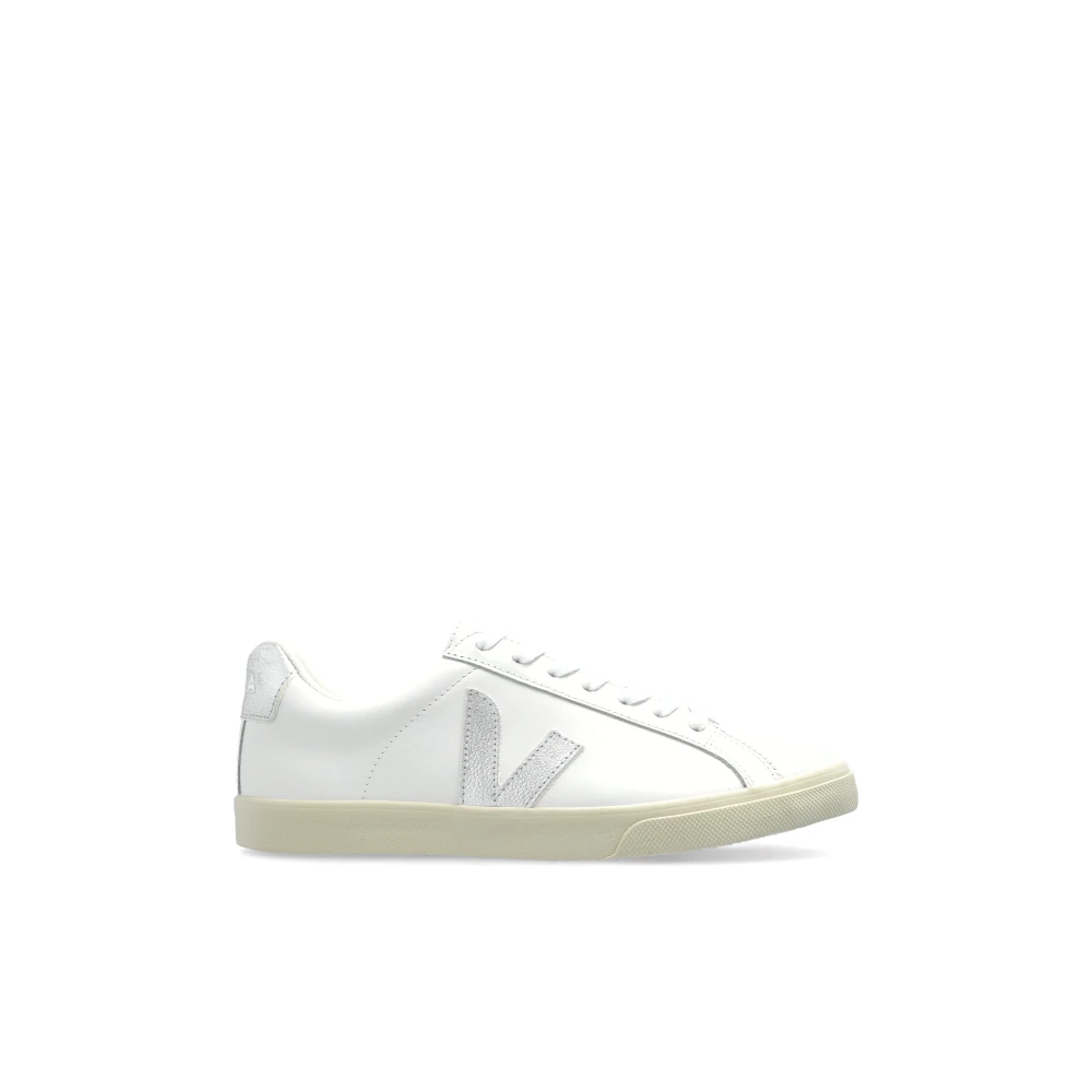 Veja Sneakers Esplar Logo Skinn White, Dam