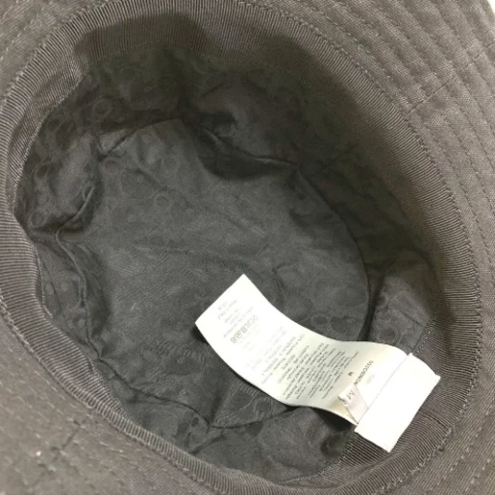 Dior Vintage Pre-owned Cotton hats Black Dames