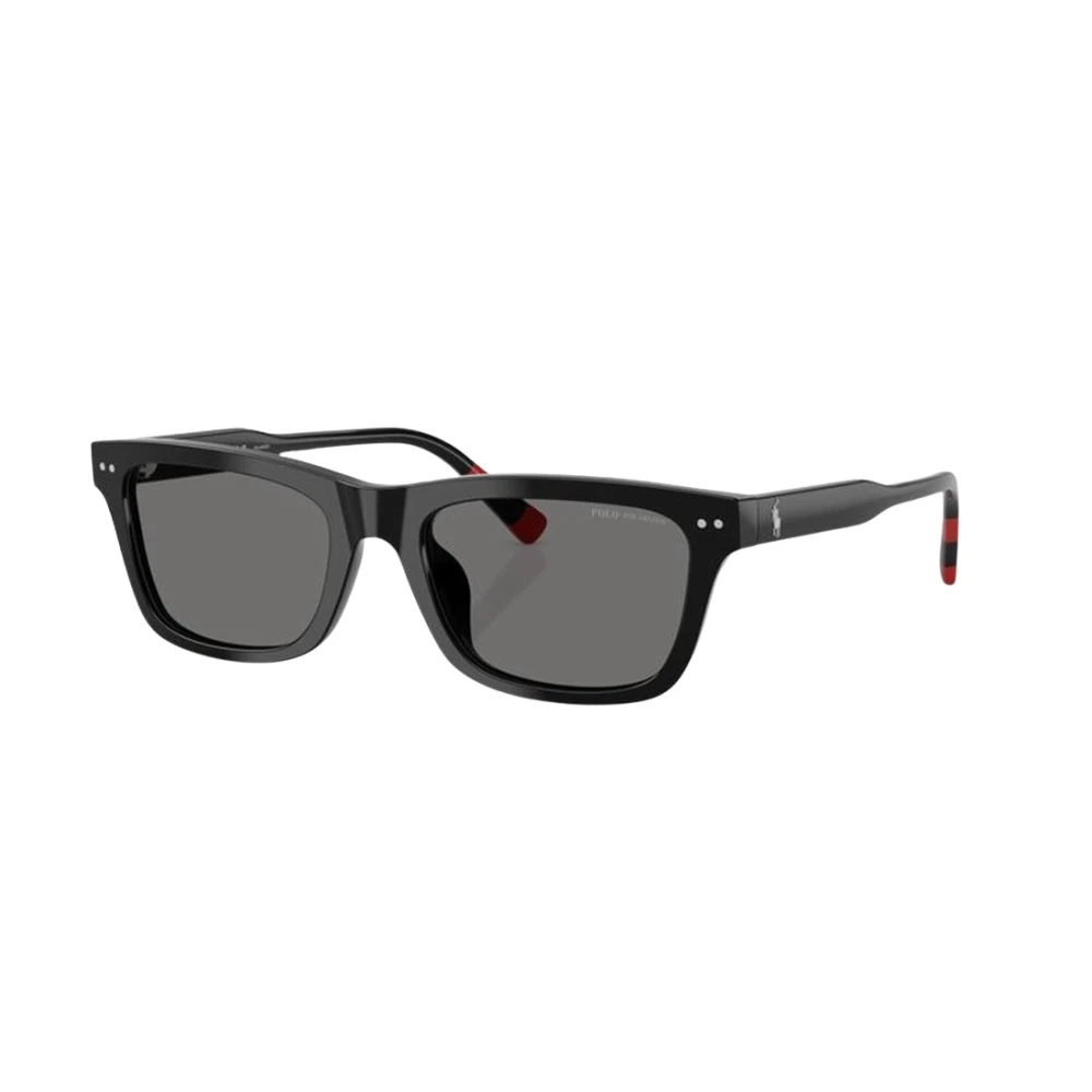 Polo Ralph Lauren , Shiny Black Polarized Sunglasses Polarized Dark Grey lenses, PH4240U 500181, Mojo Glasses - Image 3