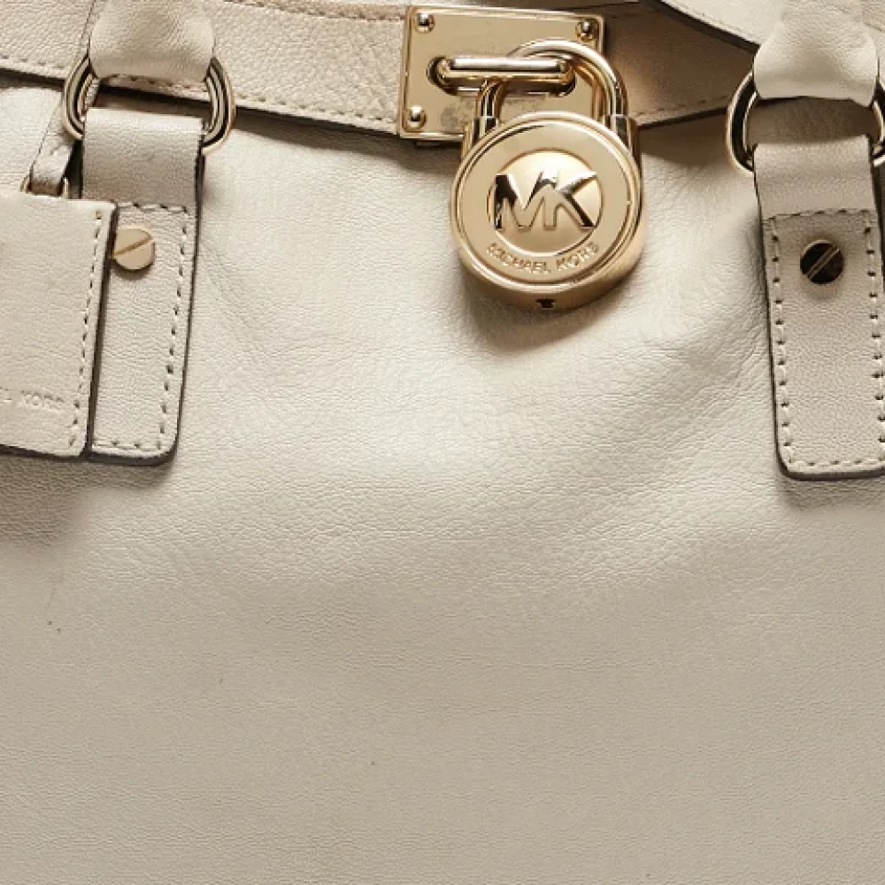 Michael Kors Pre-owned Leather totes Beige Dames