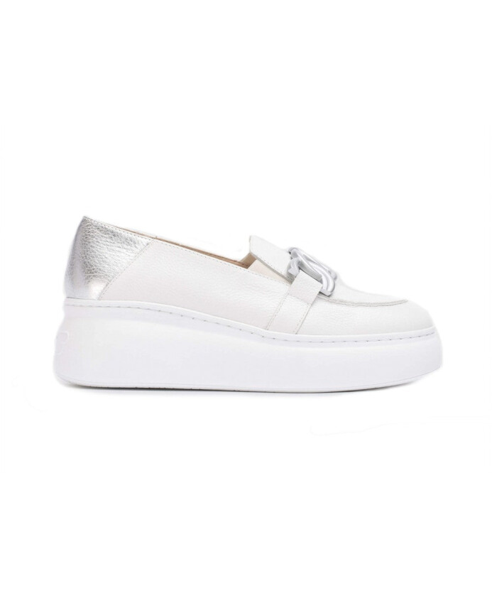 mocassin-a-talon-compense-en-cuir-bicolore