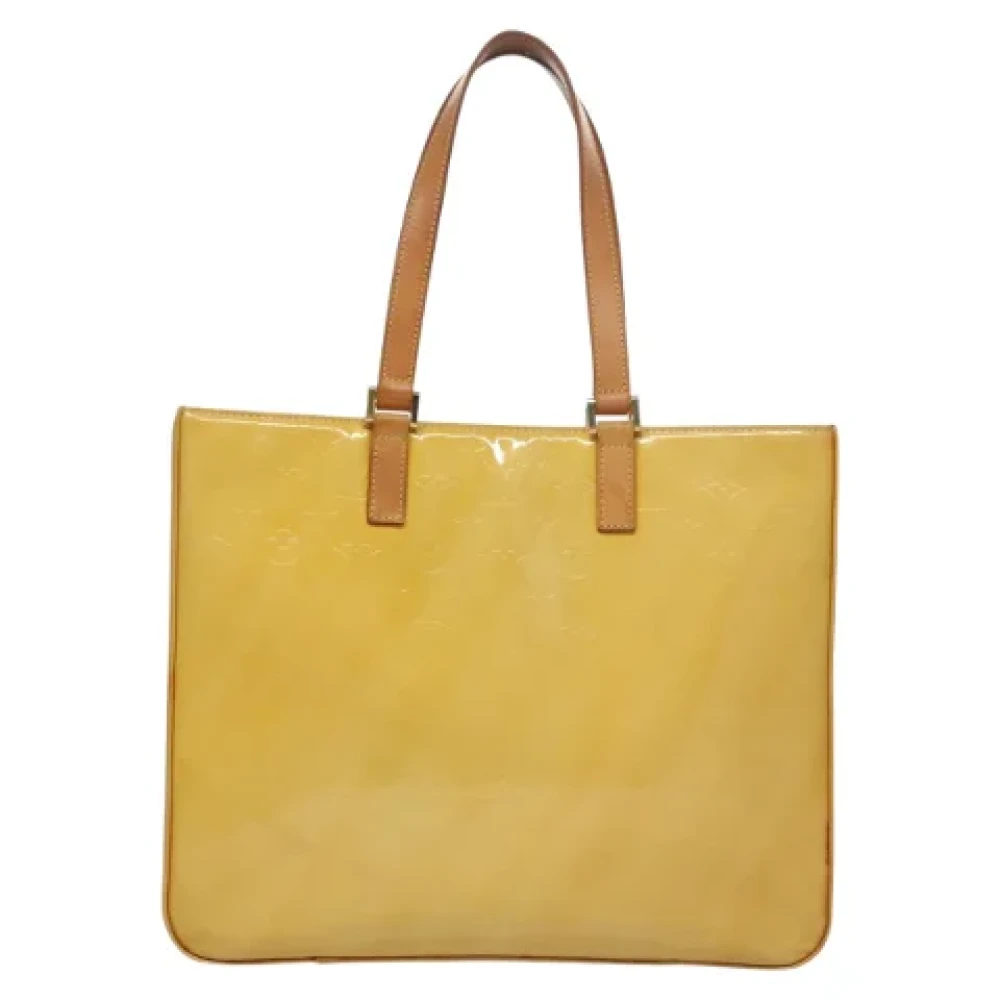 Louis Vuitton Vintage Pre-owned Leather totes Yellow Dames