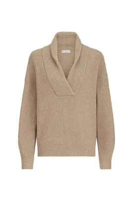 Cashmere Sweater With Monili Detail