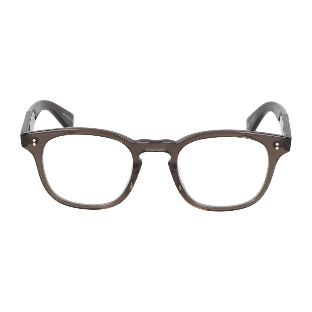Garrett Leight Vierkante acetaat montuur zonnebril Gray Unisex