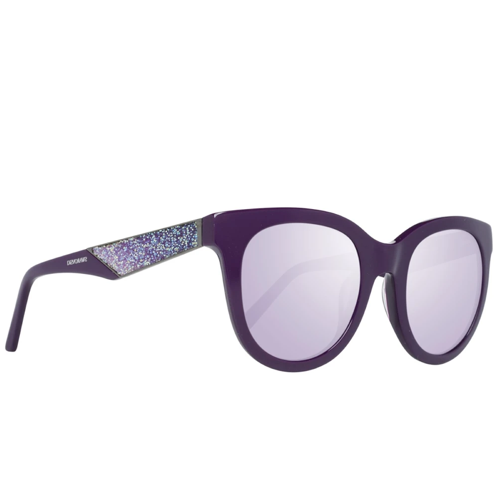 Swarovski Women's Purple Sunglasses, One Size, Cat Eye Acetate Sunglasses
