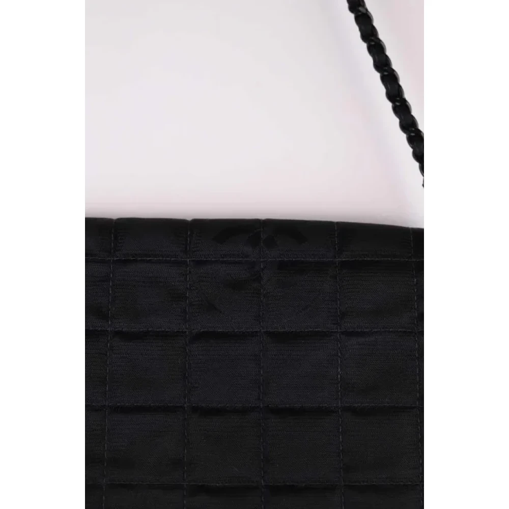 Chanel Vintage Pre-owned Fabric shoulder-bags Black Dames