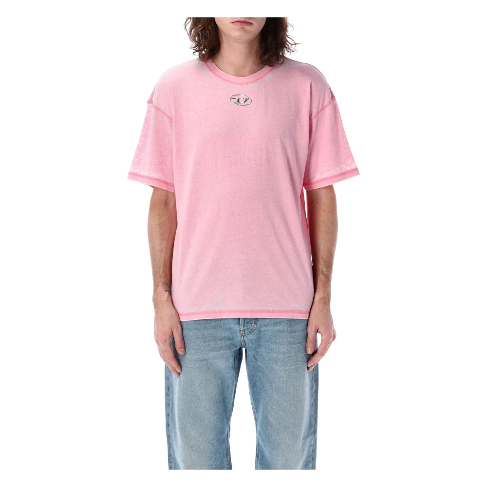 Diesel - Tops > T-Shirts - Pink - Diesel - Modalova