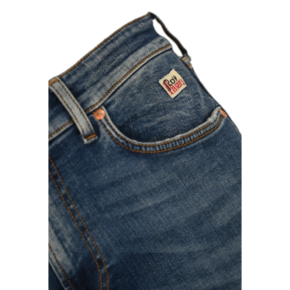 Roy Roger's Slim Fit Blauwe Denim Broek Blue Heren