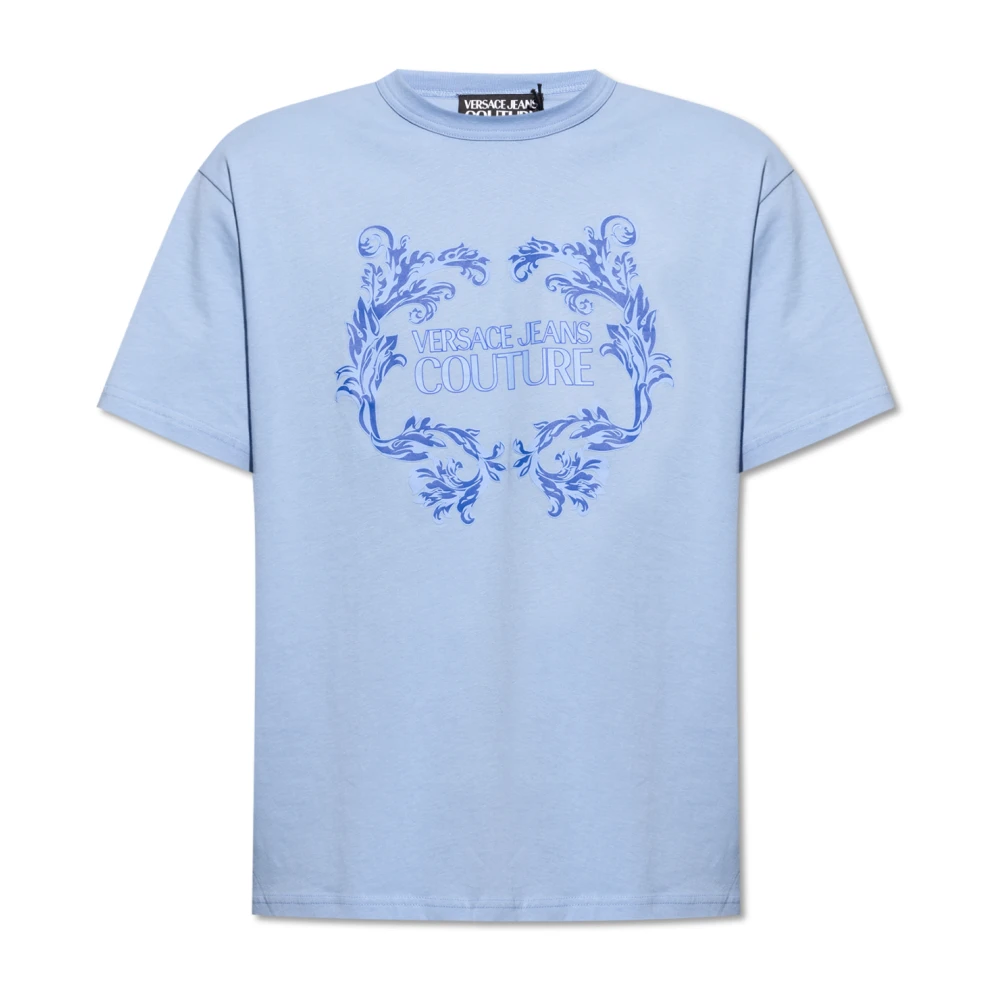 Versace Jeans Couture T-shirt med logotyp Blue, Herr