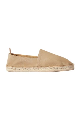 Beige Suede Espadrilles