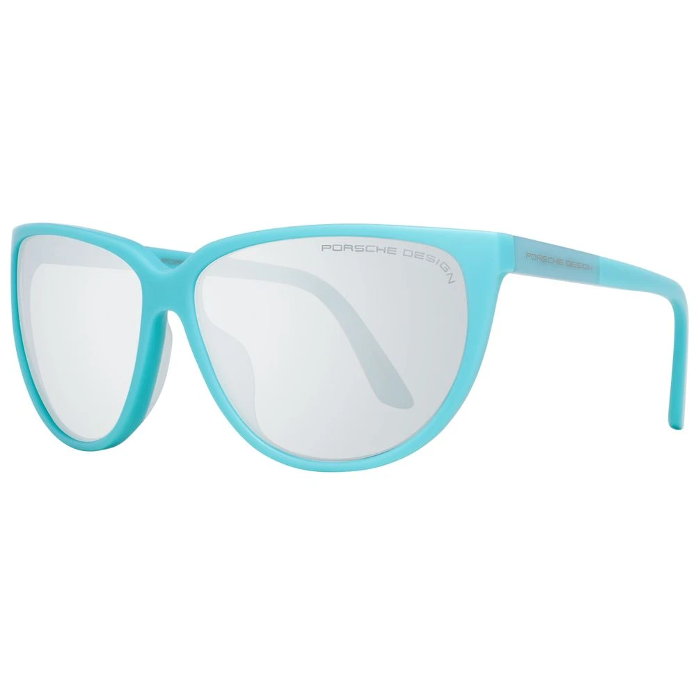 Porsche Design Women's Green Butterfly Sunglasses Mirrored Uv Protection