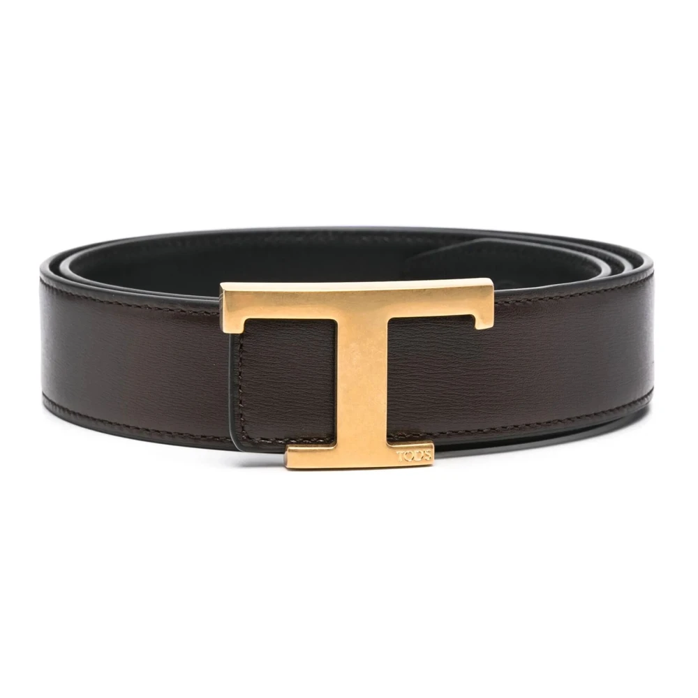 TOD'S Stijlvol leren riem voor mannen Brown Heren