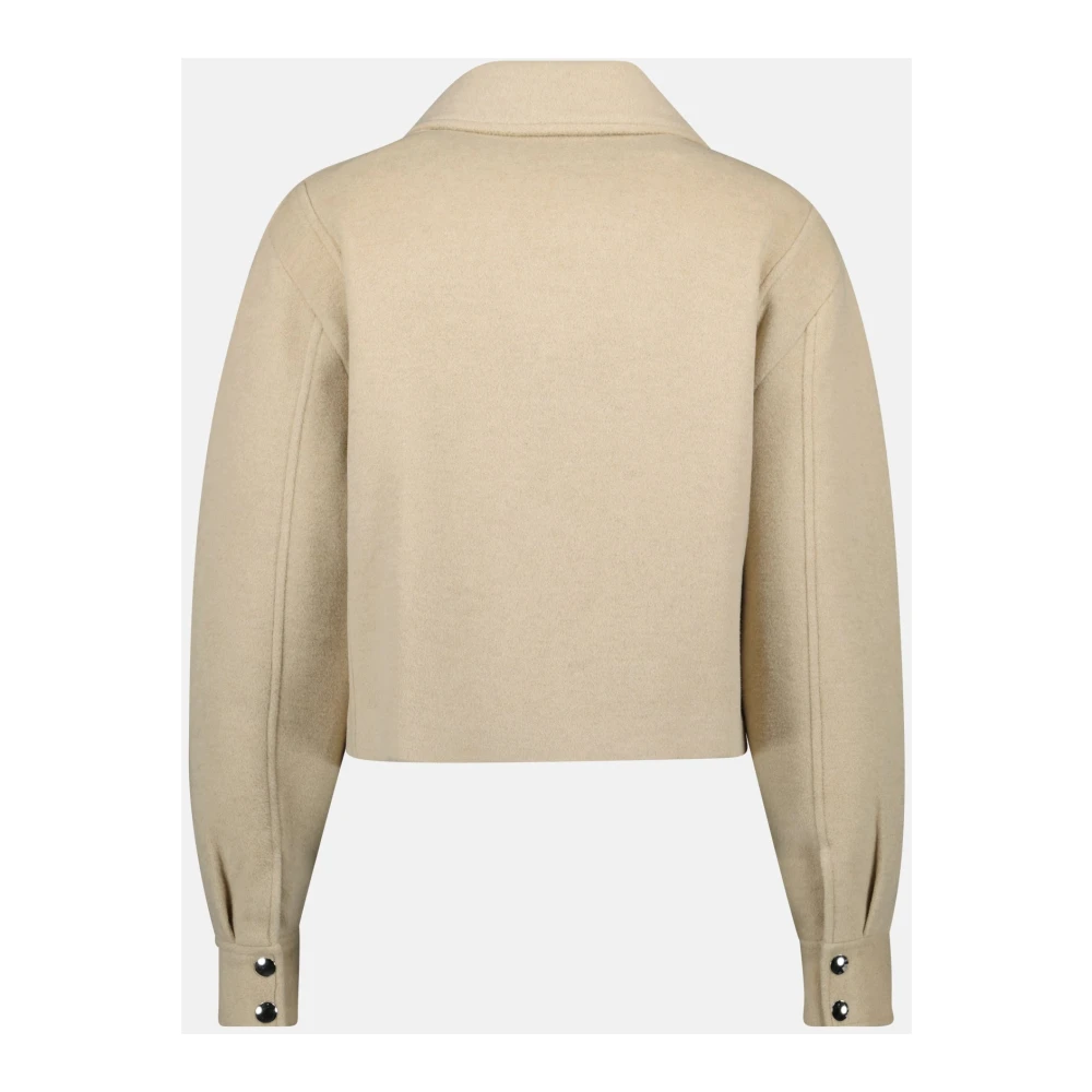 IRO Beige Wollen Jas Syana Beige Dames