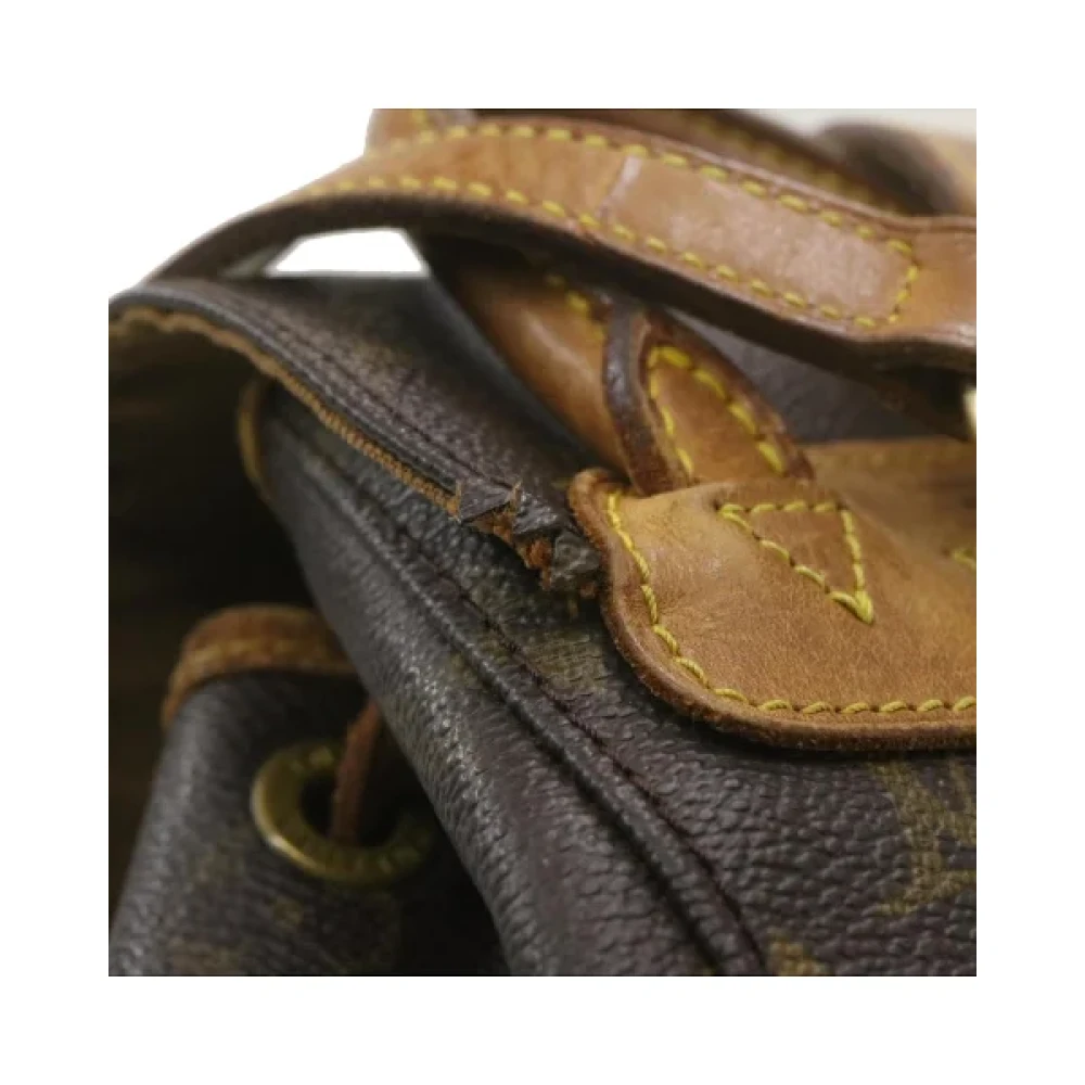 Louis Vuitton Vintage Pre-owned Canvas backpacks Brown Dames