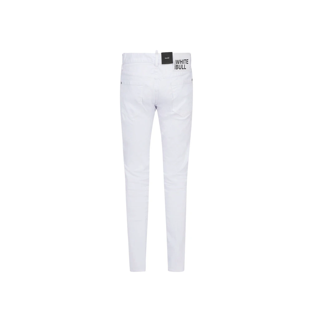 Dsquared2 Witte Jeans Ss22 White Heren