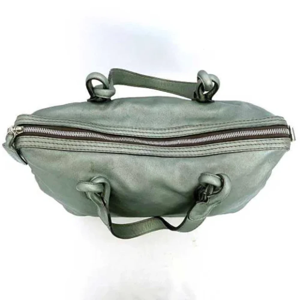 Loewe Pre-owned Leather shoulder-bags Green Dames