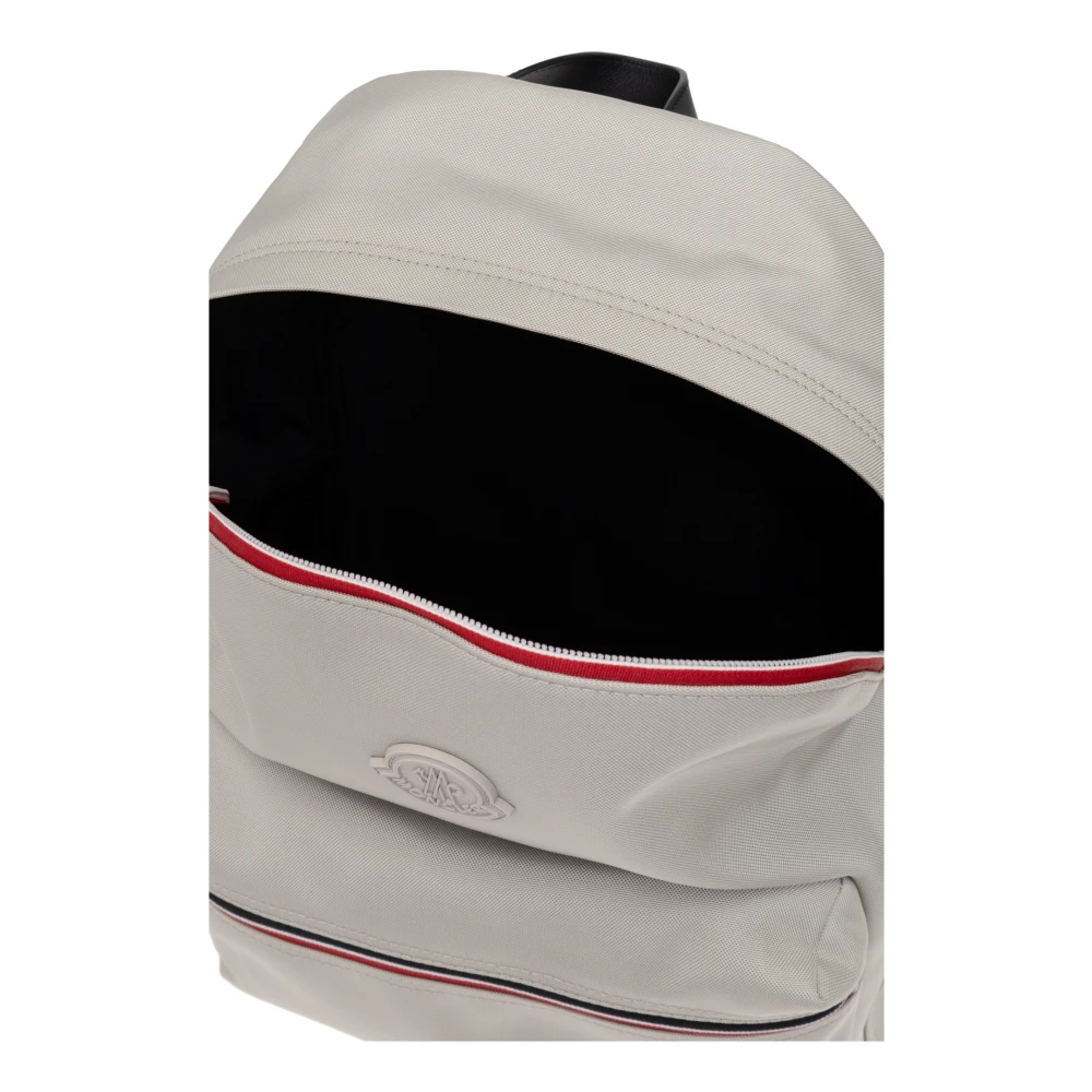 Moncler Rugzak met logopatch Gray Heren