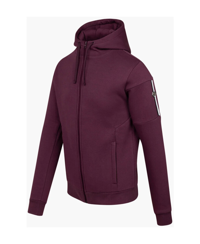 rood-heren-trainingspak-met-capuchon