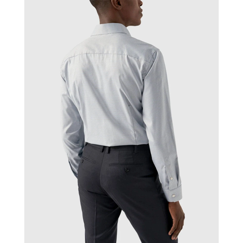 Eton Lange mouw overhemd Gray Heren