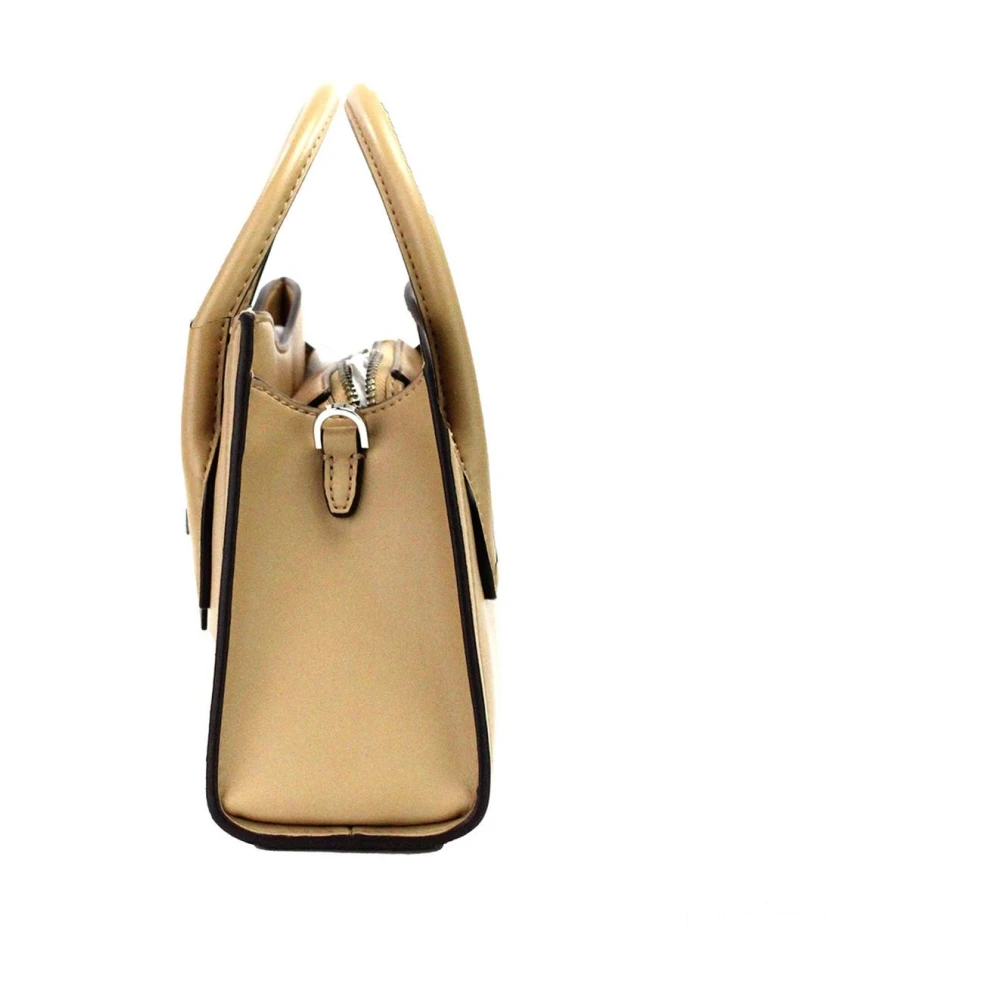 Michael Kors Vegan Leder Crossbody Tas met Zakken Beige Dames