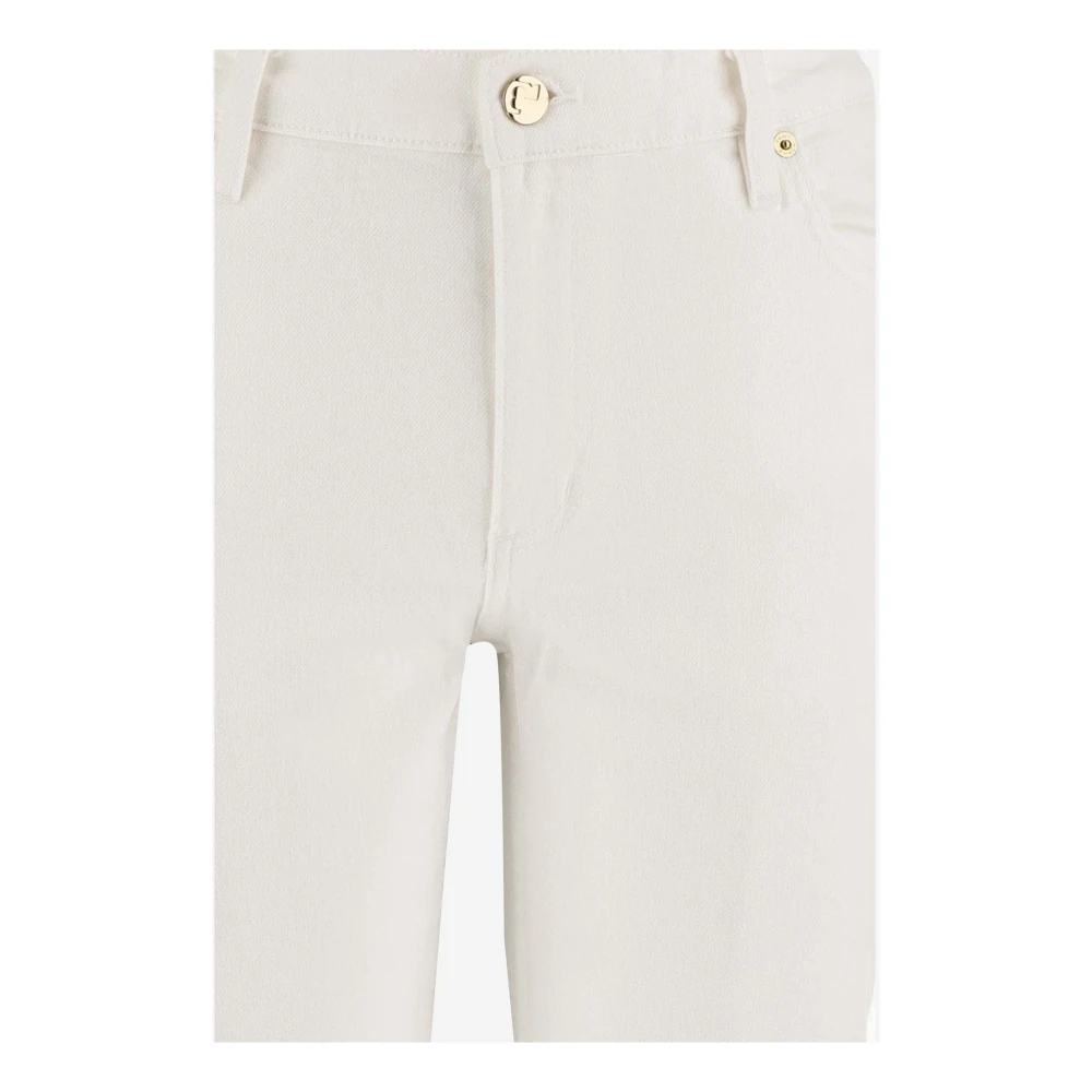 TORY BURCH Stretch katoenen denim jeans gemaakt in Italië White Dames