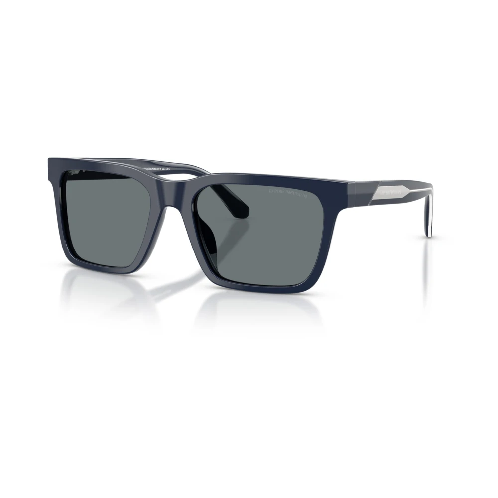 Emporio Armani Blue Ea4262u 603980 Man Sunglasses Acetate Squared Normal - Image 3