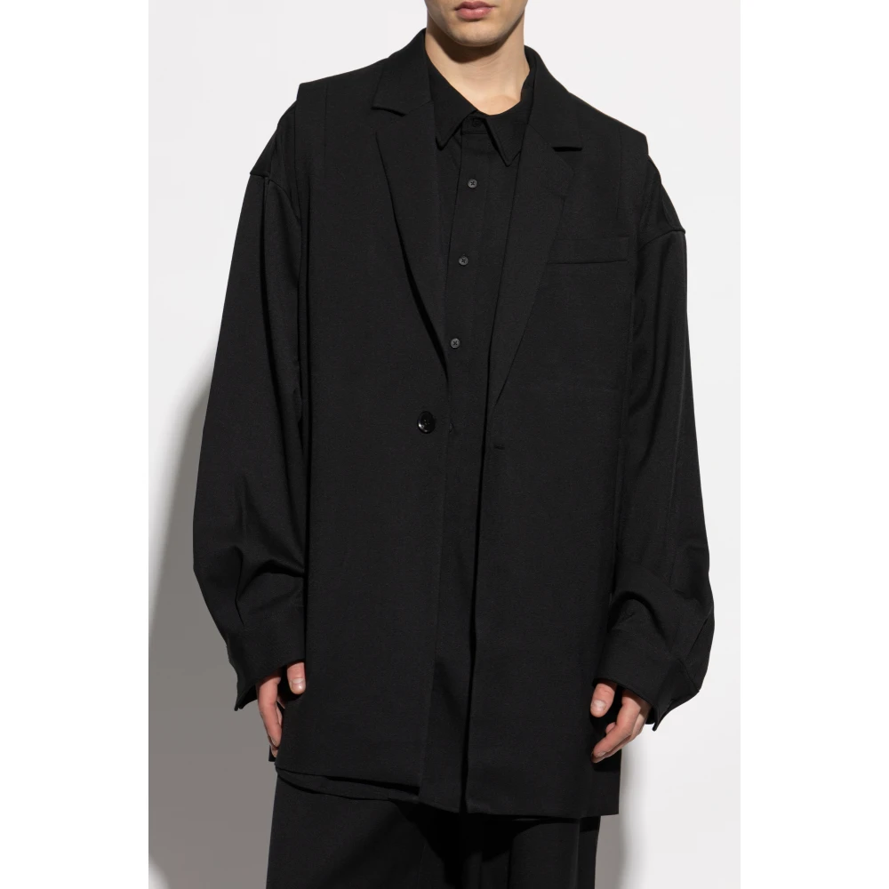 Entire Studios Vest Plateau Black Heren