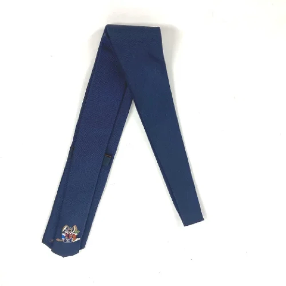 Louis Vuitton Vintage Pre-owned Silk home-office Blue Heren
