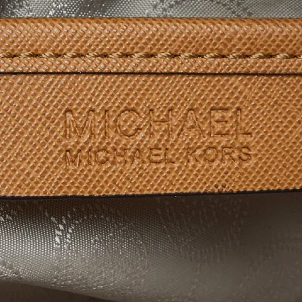 Michael Kors Pre-owned Leather totes Beige Dames